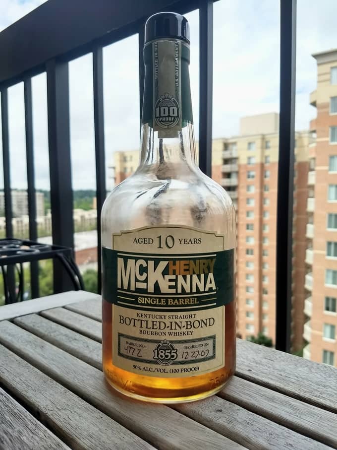 Henry McKenna bottle compressed