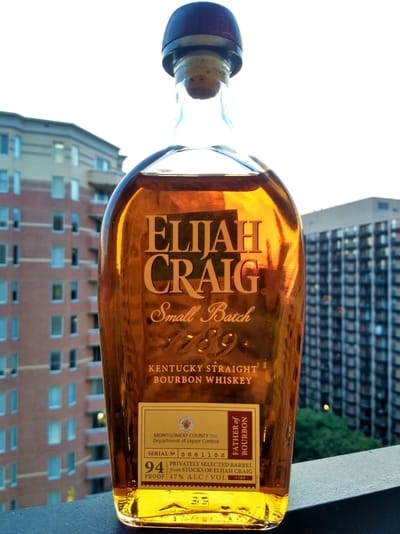 Elijah Craig Pick 8 year compressed