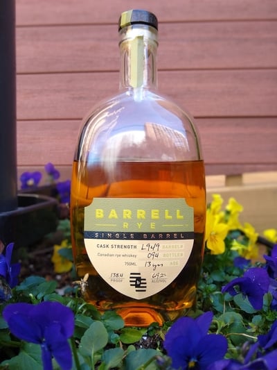 barrell 13 year old rye compressed