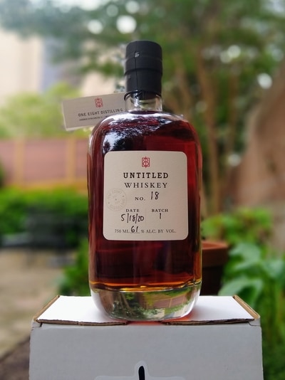 One Eight Distilling Untitled Whiskey No. 18 10 One Eight Untitled No 18