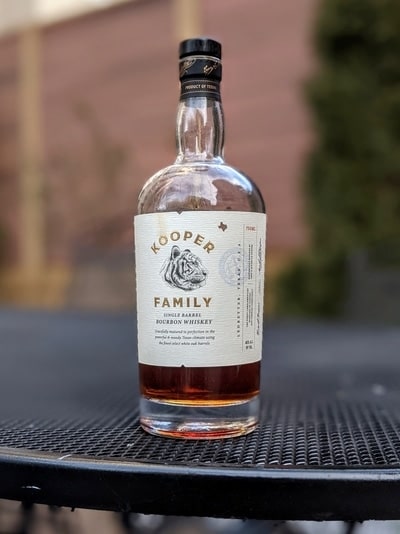 kooper family single barrel bourbon