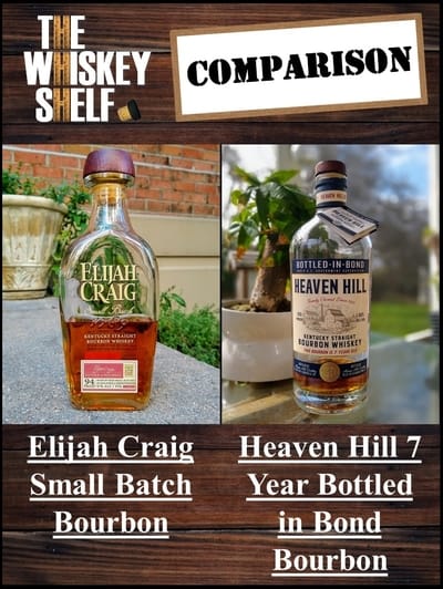elijah craig small batch vs HH 7 year BIB 1