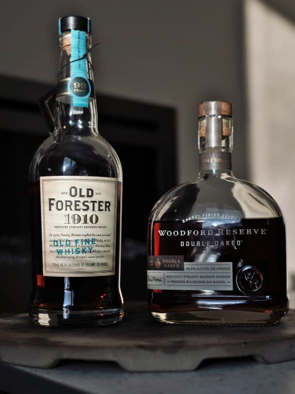 old forester 1910 vs woodford reserve double oak header