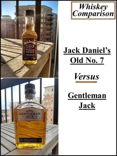 Jack Daniels vs Gentleman Jack comparison compressed