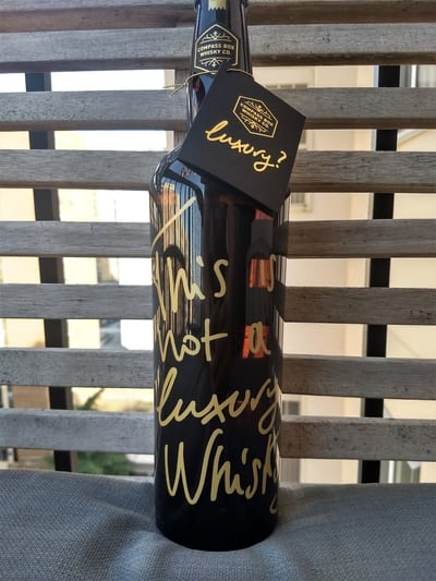 This is not a luxury whisky compressed