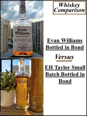 Evan Williams bib vs EH Taylor Small Batch 1 compressed