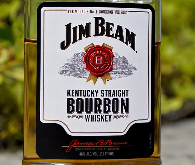 jim beam white label close comp