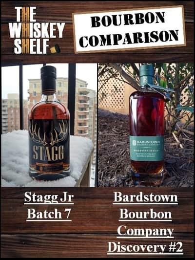 stagg jr 7 vs bardstown bourbon company discovery 2 - 1