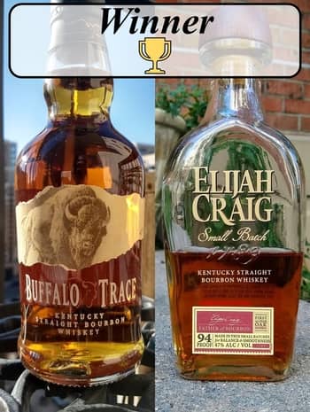 buffalo trace vs elijah craig small batch winner