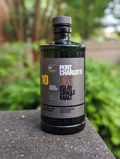 Bruichladdich Port charlotte heavily peated 10 year compressed