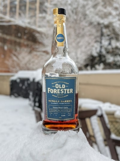 old forester single barrel barrel strength potomac wine and spirits