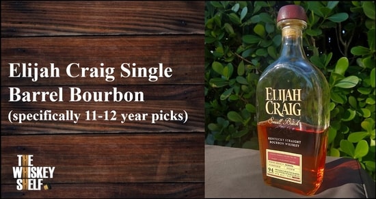 Elijah Craig single barrel compressed