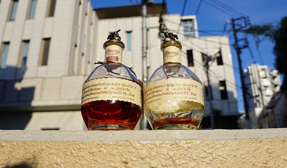 Blanton's Red Vs Blanton's Red HBA Single Barrel Comparison | The