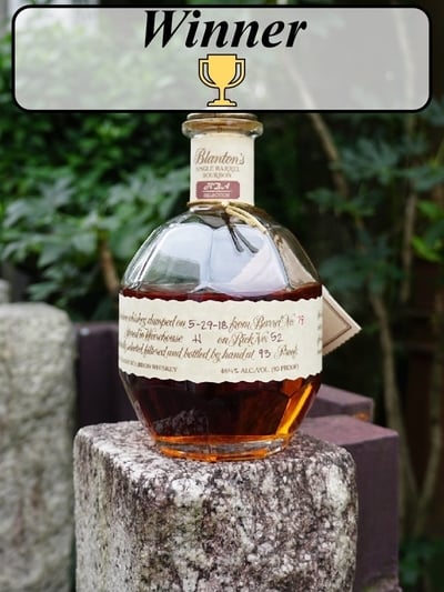 blanton's red comparison winner