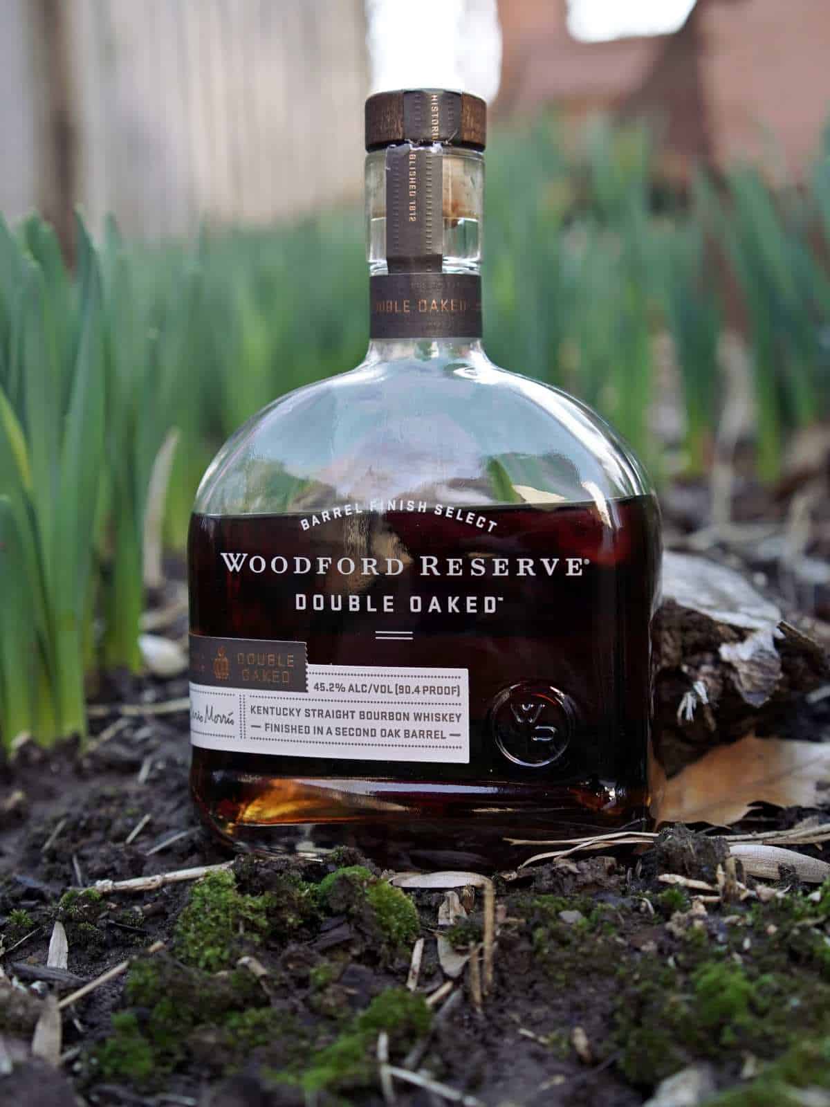 Woodford Double Oaked Bourbon Bottle Lamp