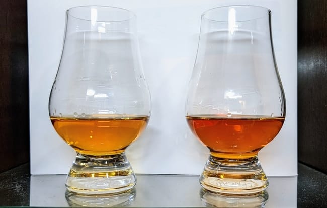 blanton's red old vs new comparison color