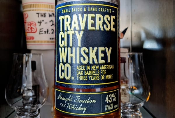traverse city bourbon review front label
