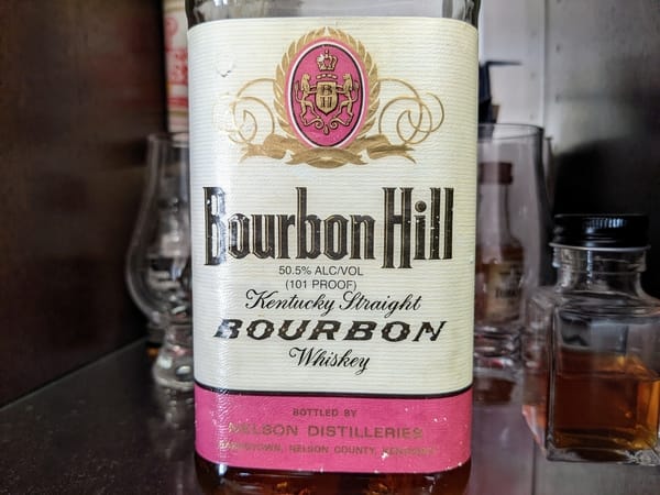 bourbon hill 15 year front label