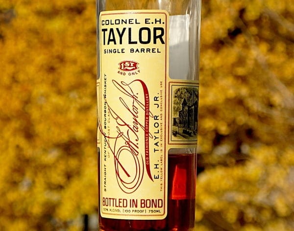 eh taylor single barrel front label