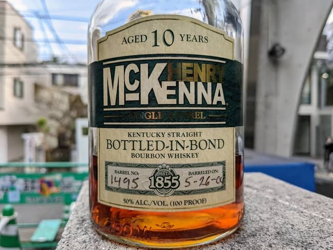 henry mckenna 10 year 2004 front label