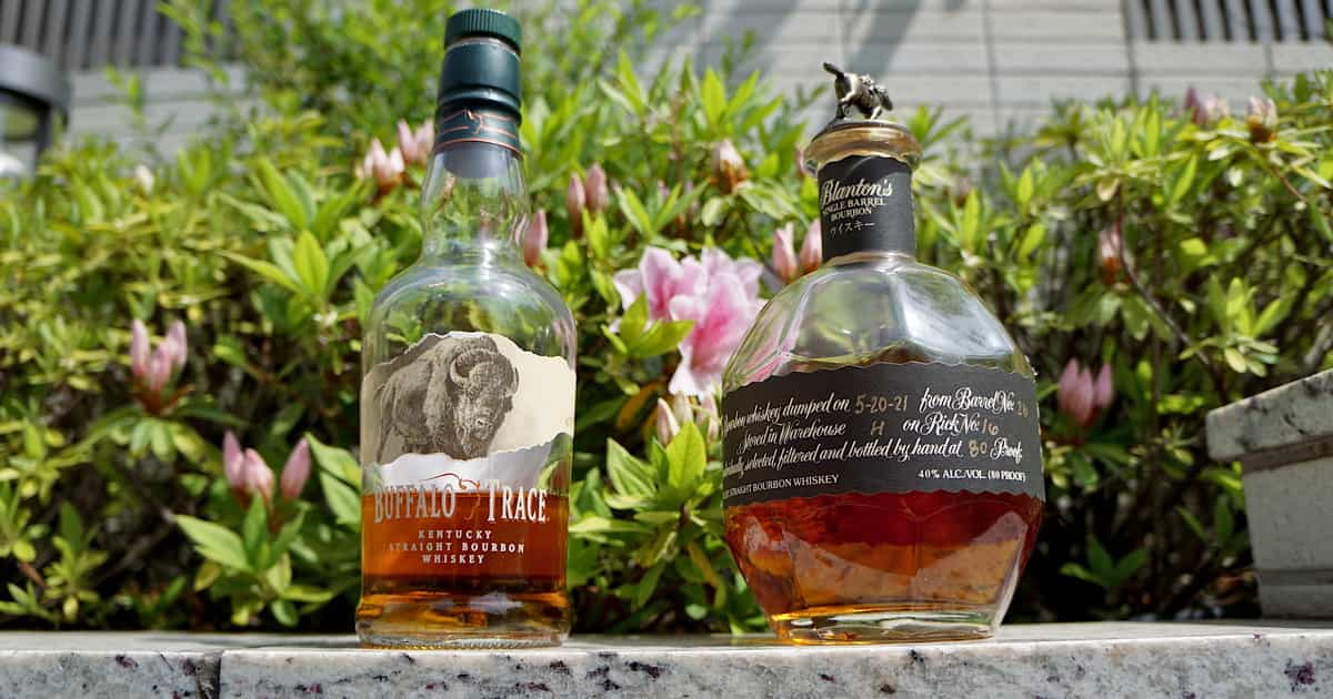 buffalo trace vs blanton's black fb