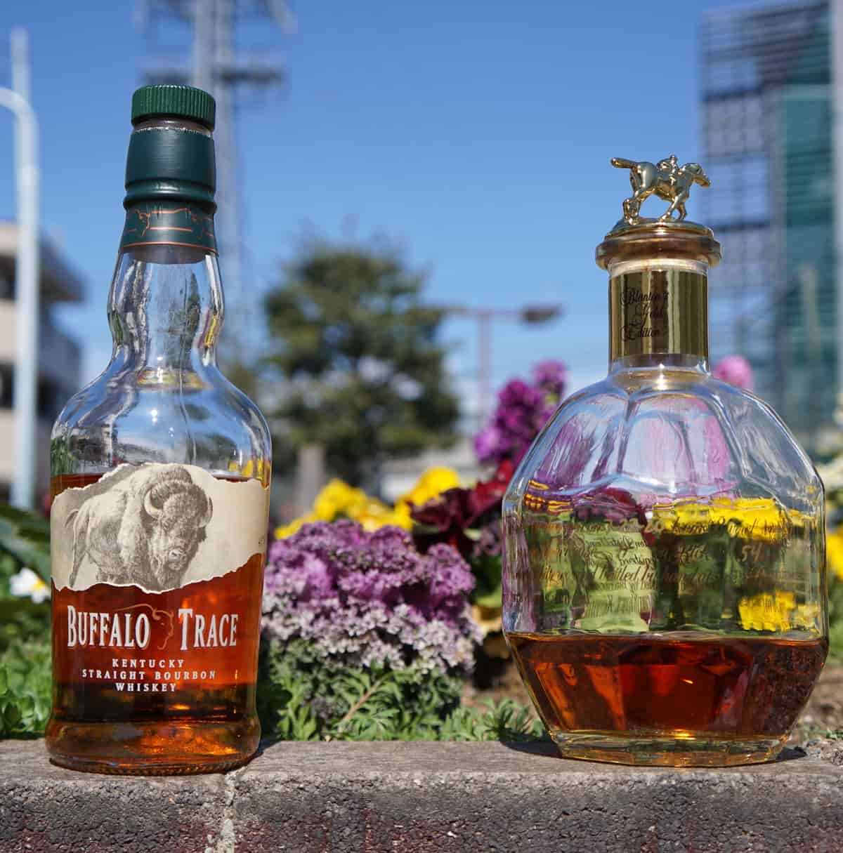 buffalo trace vs blanton’s gold featured