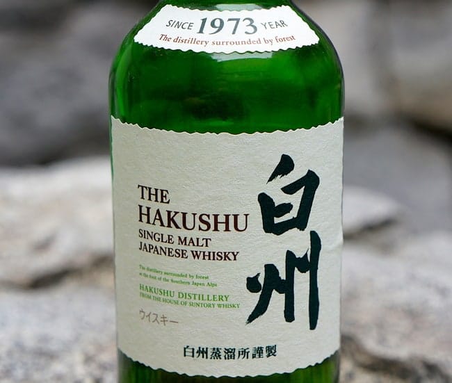 hakushu single malt review front label