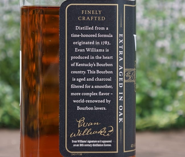 evan williams black label side 2