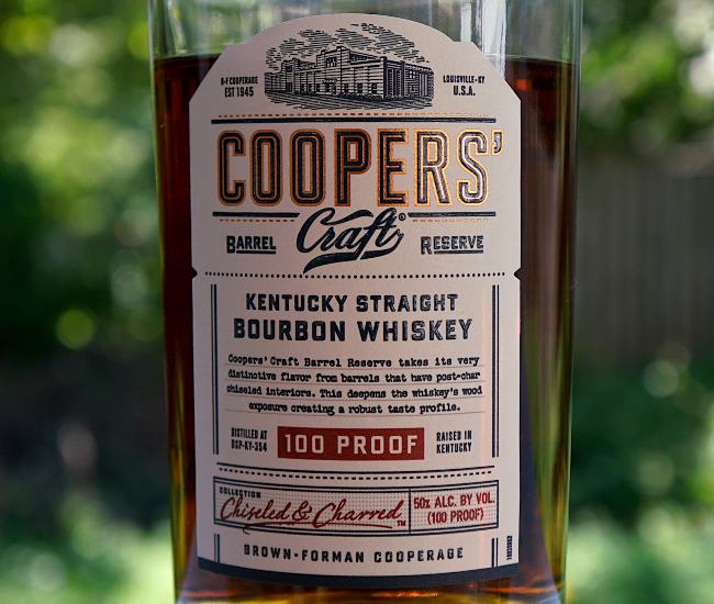 coopers craft barrel reserve 100 proof front