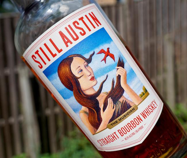 still austin bourbon front label