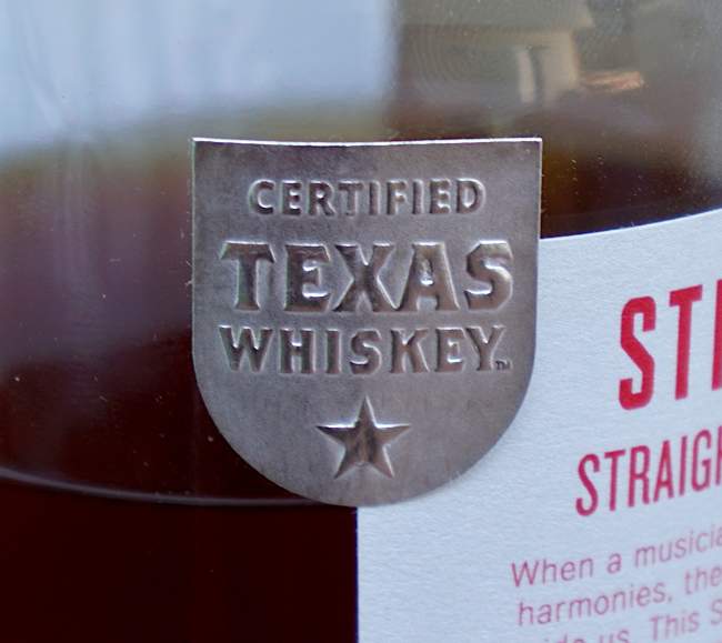 still austin bourbon texas label