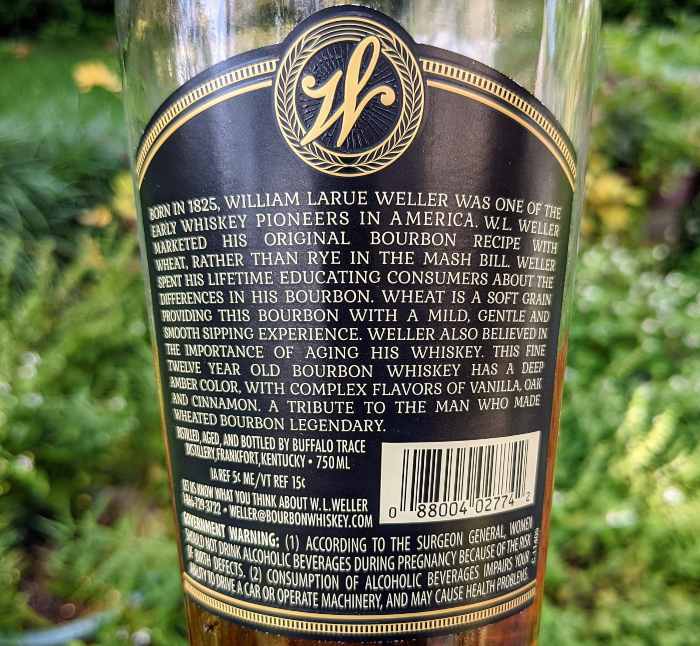 weller 12 year review back