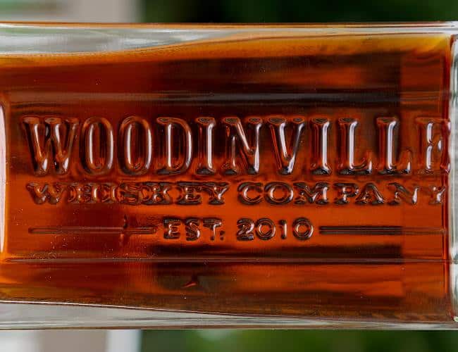 woodinville bourbon side label