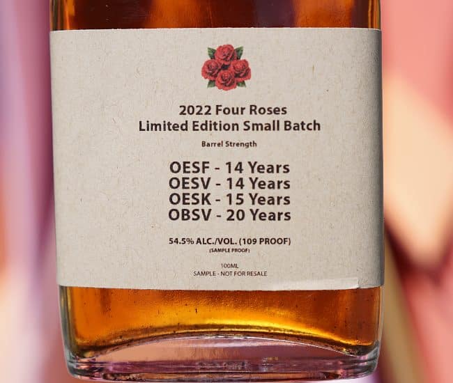 four roses small batch limited edition 2022 front
