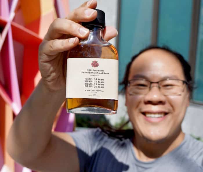 four roses small batch limited edition 2022 selfie