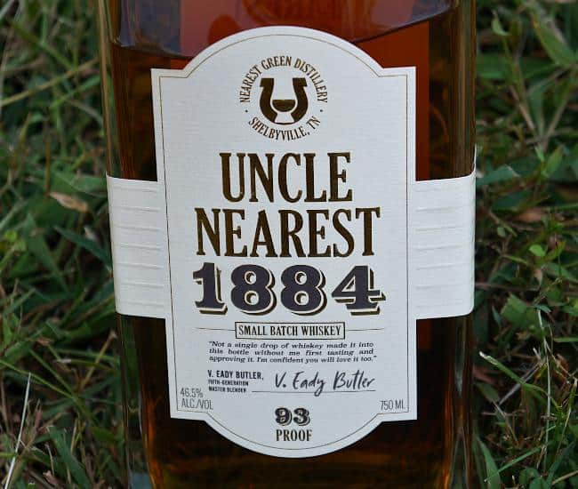 Uncle Nearest 1884 whiskey front