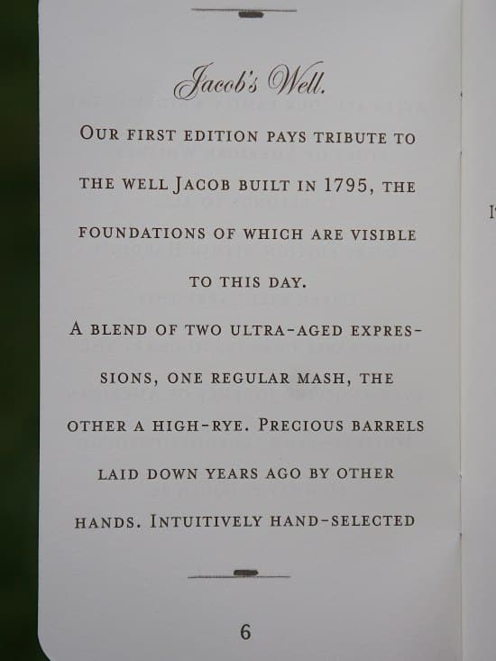 hardin's creek jacobs's well booklet 7