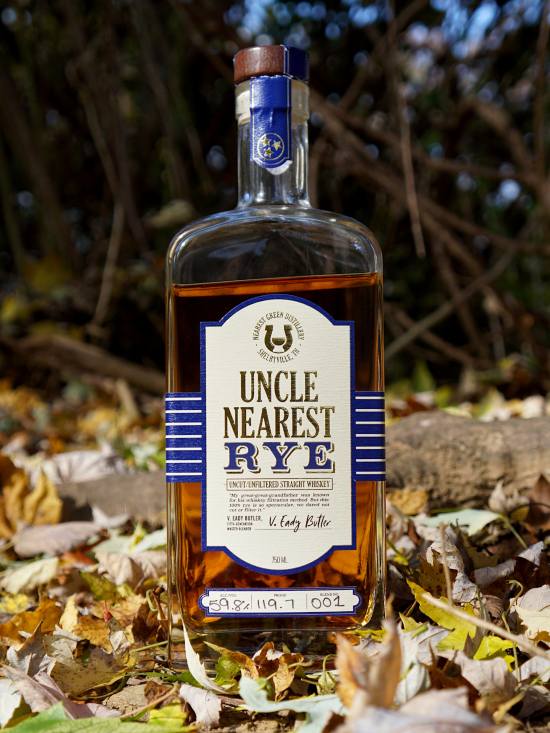 Uncle Nearest Uncut Rye review header