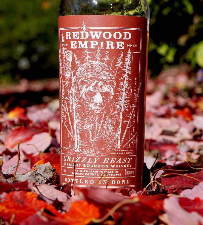 redwood empire bottled in bond bourbon front label