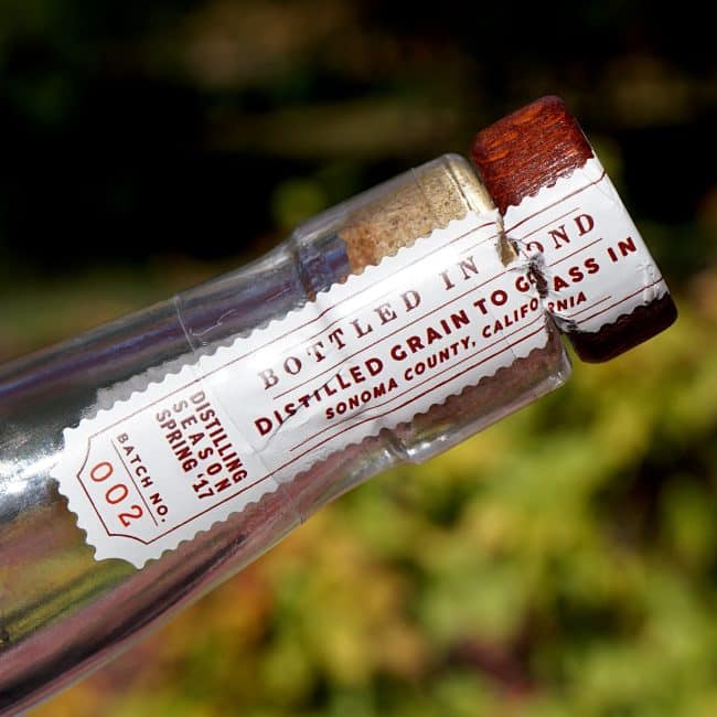 redwood empire bottled in bond bourbon neck