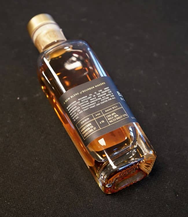 Bardstown Bourbon Company Origin Bottled in Bond Bourbon body