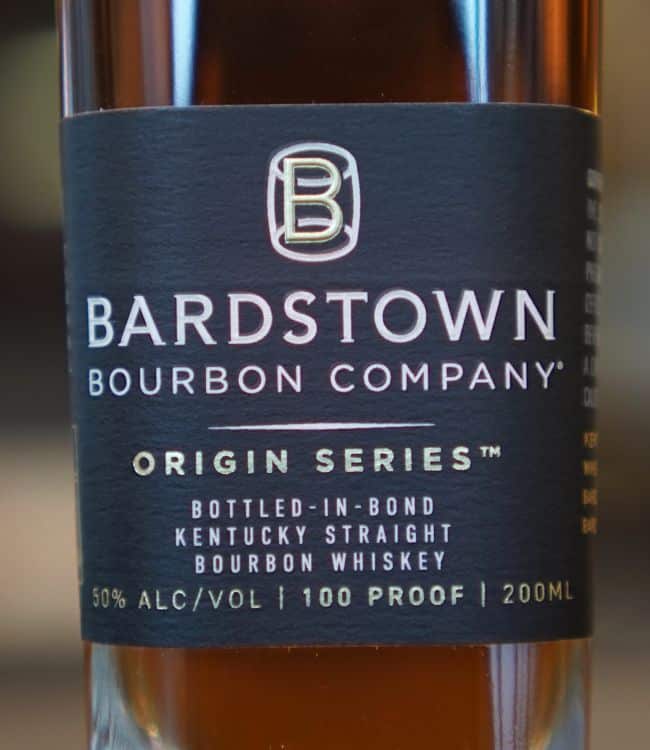 Bardstown Bourbon Company Origin Bottled in Bond Bourbon front