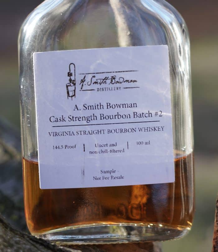 A Smith Bowman Cask Strength front