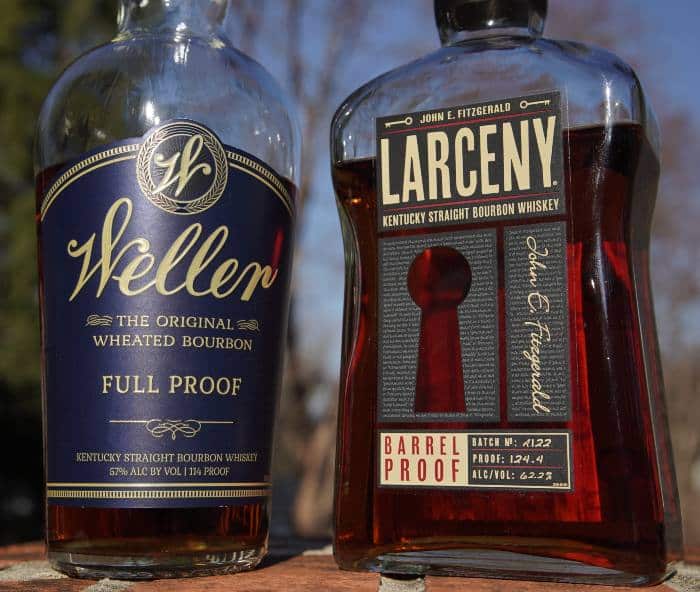 Weller Full Proof vs Larceny A122 close