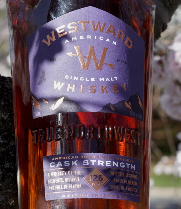 westward whiskey cask strength single malt front