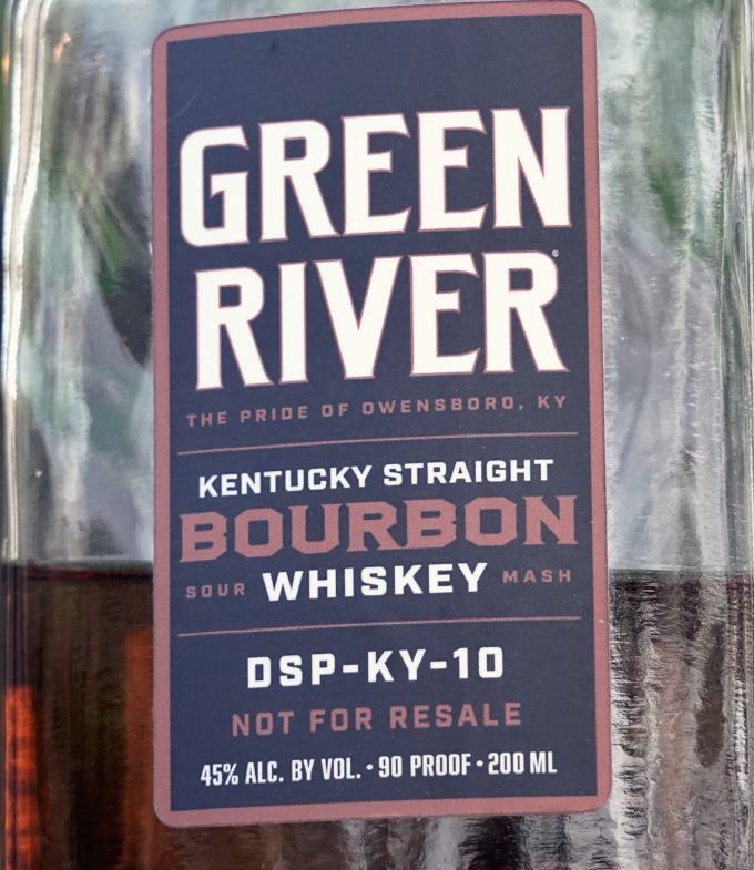 Green river straight bourbon front
