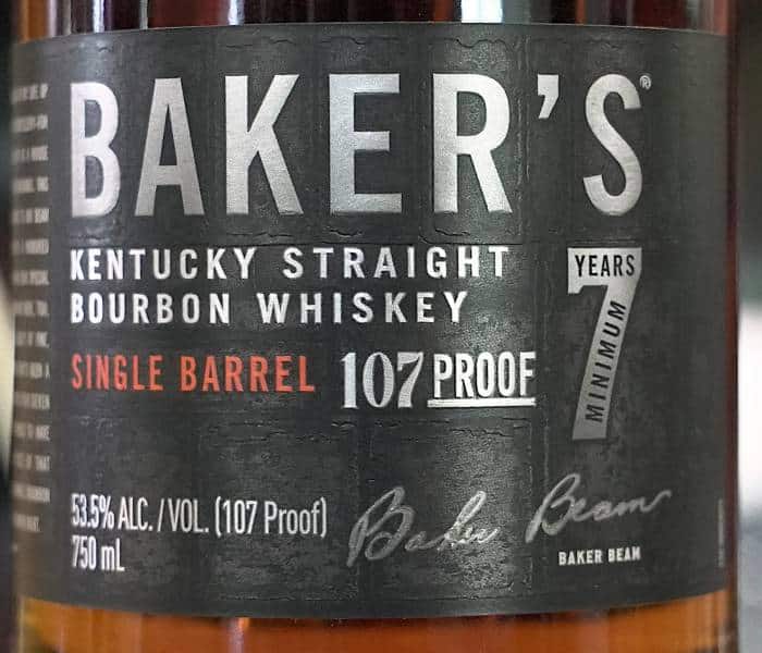 Baker's Bourbon Single Barrel front