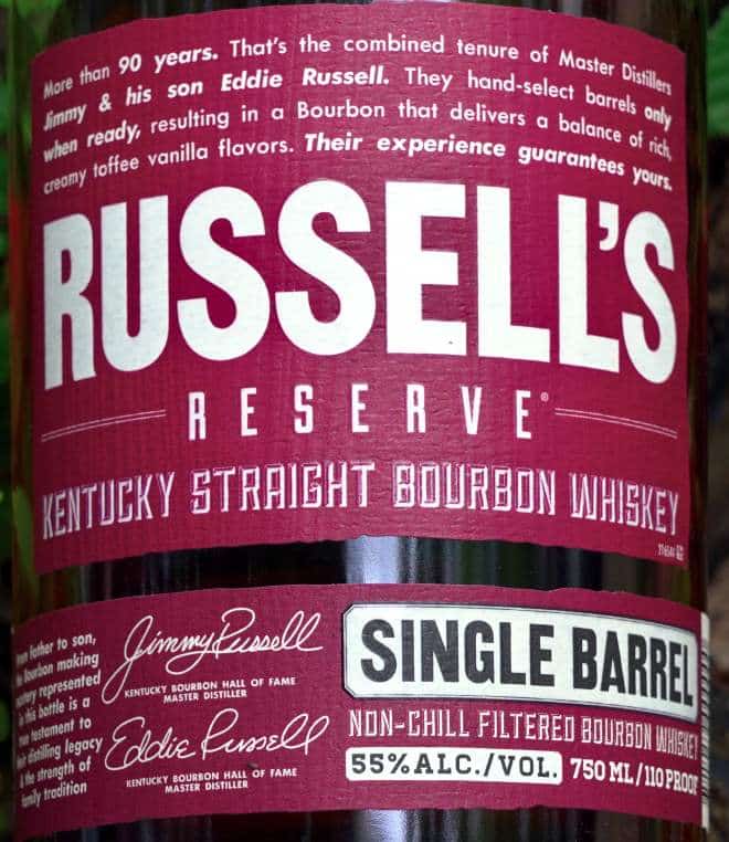 Russell's Reserve Single Barrel Bourbon front