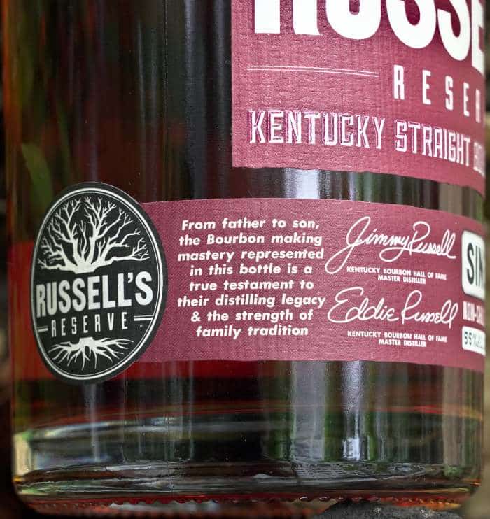 Russell's Reserve Single Barrel Bourbon side