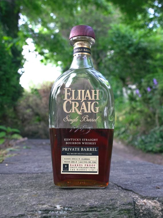 elijah craig barrel proof single barrel bk miller header